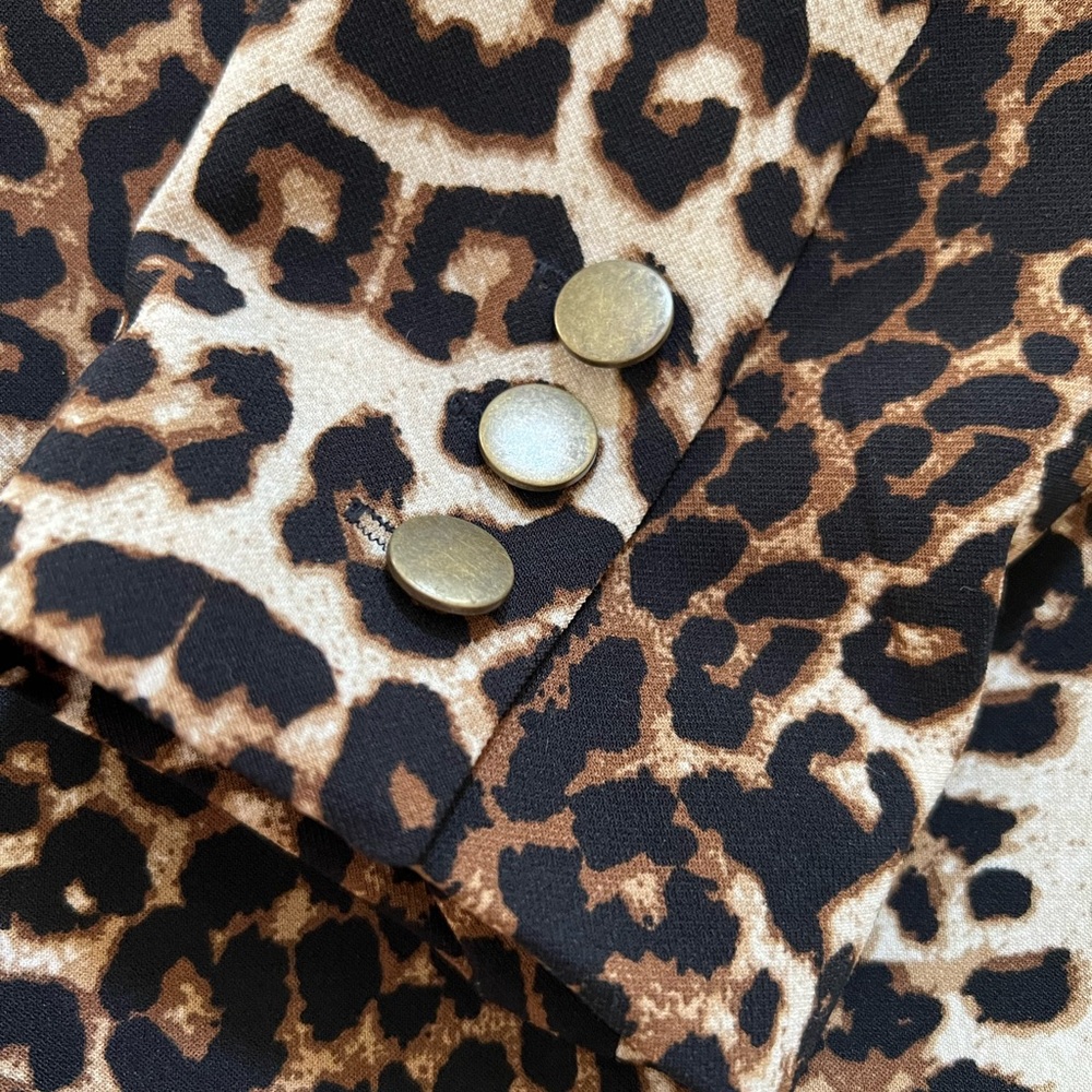 Leopard Double breasted jacket - Picture 6 of 7